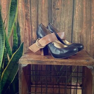 Dolce Vita wooden heels.